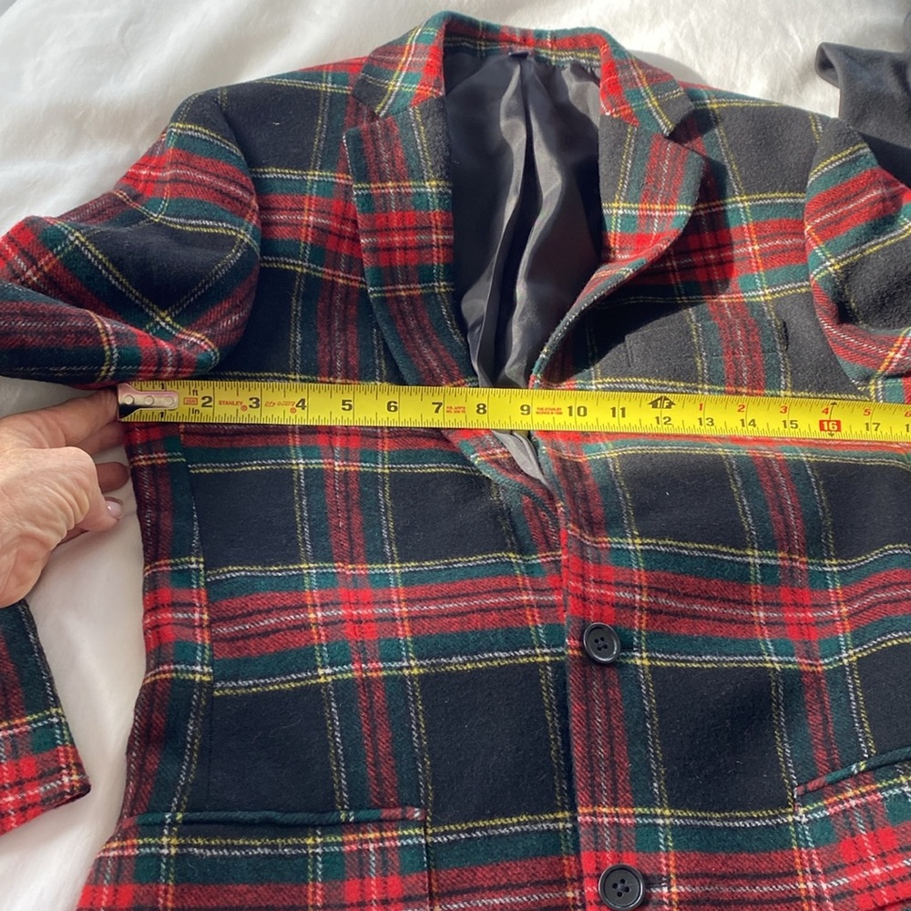 New mens J Crew Factory wool-blend Thompson blazer in Stewart Tartan plaid, - Picture 16 of 16